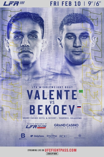 LFA 152: Valente vs. Bekoev Poster