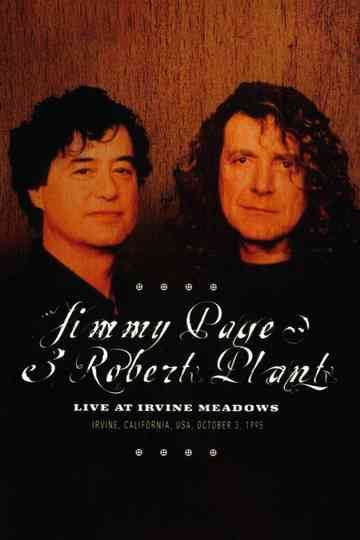 Jimmy Page and Robert Plant: Live at Irvine Meadows Poster