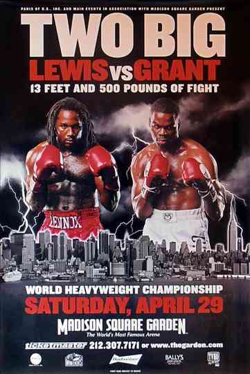 Lennox Lewis vs. Michael Grant Poster