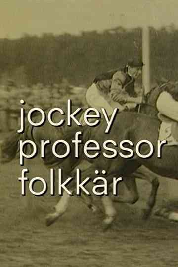 Jockey, professor och folkkär målare Poster