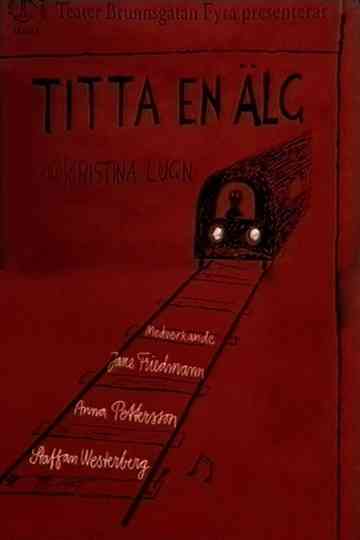 Titta en älg Poster