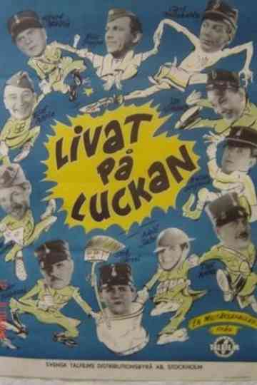 Livat på luckan Poster