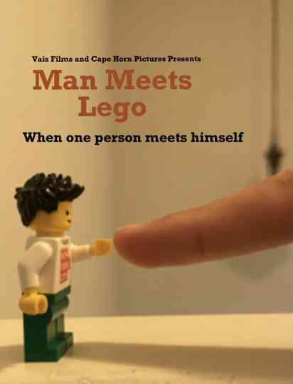 Man Meets Lego Poster