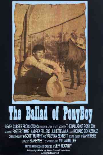 The Ballad of Pony Boy Poster
