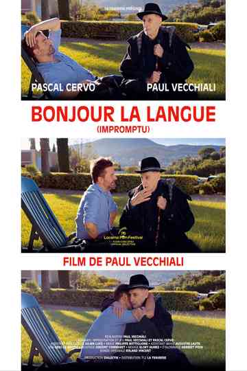 Bonjour la langue Poster