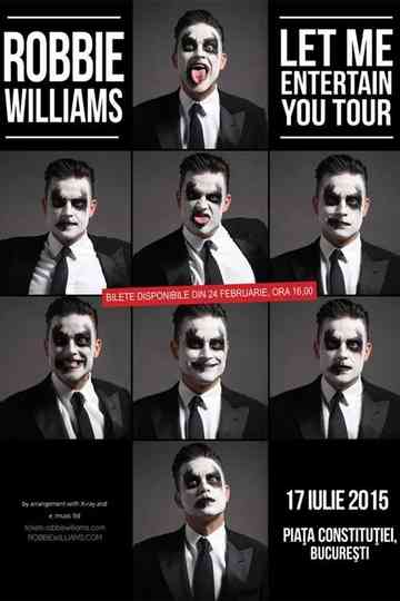 Robbie Williams live at Bucarest Poster