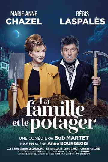 La Famille et le potager Poster