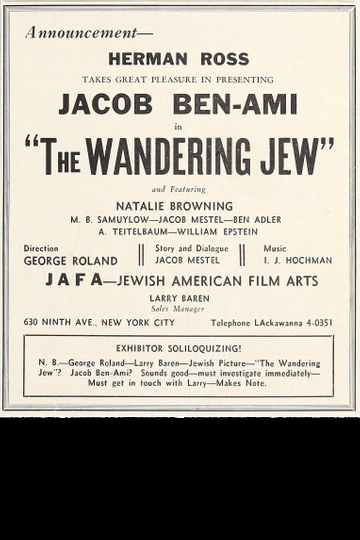 The Wandering Jew Poster