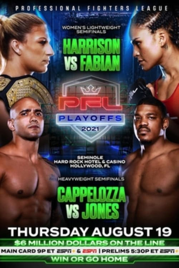 PFL Playoffs 2021 - PFL 8: Harrison vs Fabian Poster