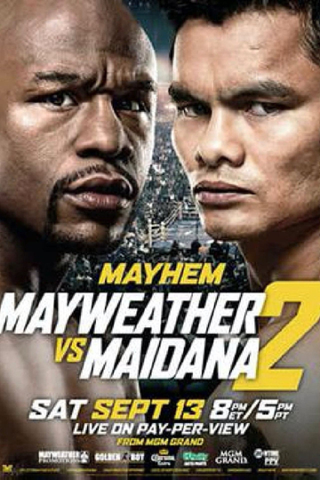 Floyd Mayweather Jr. vs. Marcos Maidana II Poster