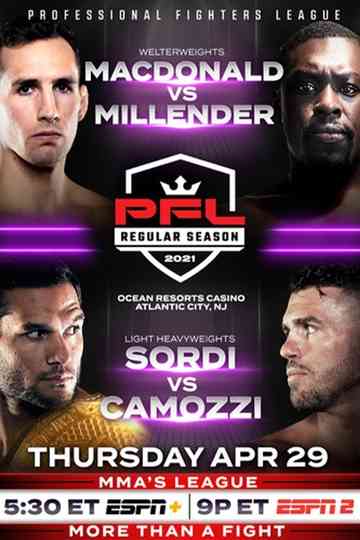 PFL 2021 #2: Regular Season - MacDonald vs. Millender Poster