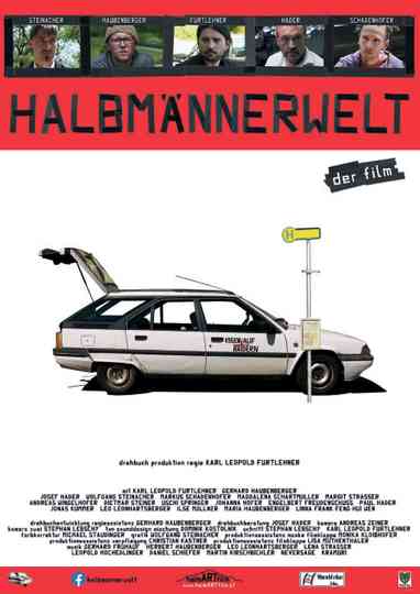Halbmännerwelt Poster