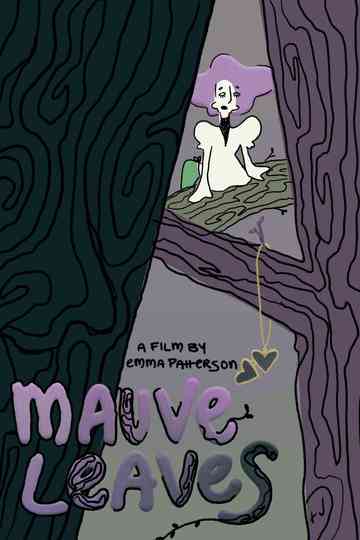 Mauve Leaves Poster