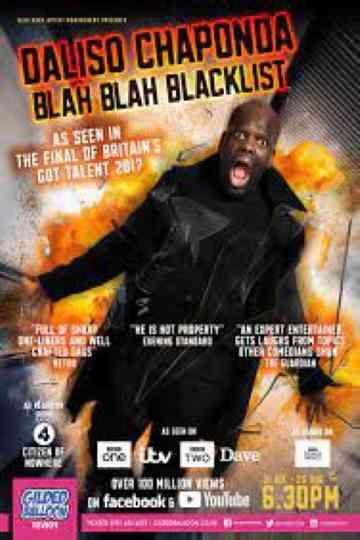 Daliso Chaponda: Blah Blah Blacklist Poster