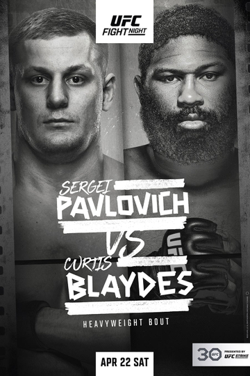 UFC Fight Night 222: Pavlovich vs. Blaydes Poster