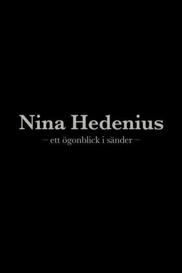 Nina Hedenius - ett ögonblick i sänder