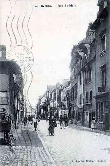 Once upon a time in Saint Malo street Poster