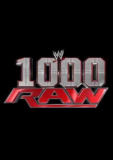 WWE RAW 1000 Poster