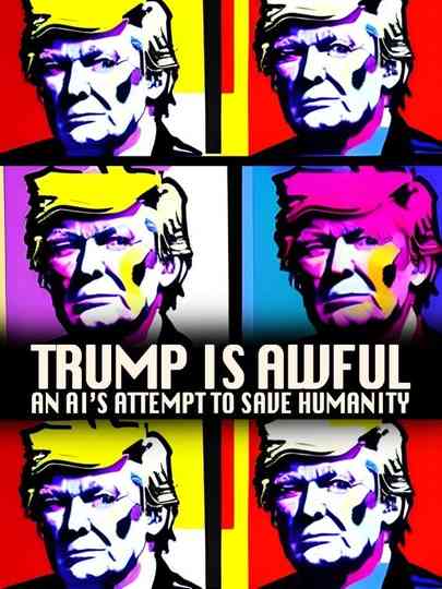Trump is Awful: An AI's Attempt to Save Humanity Poster