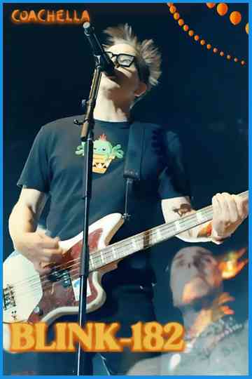 Blink-182: Coachella Music Festival Poster