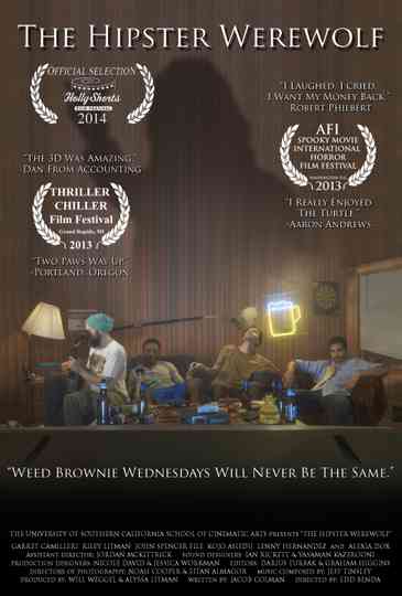 The Hipster Werewolf Poster