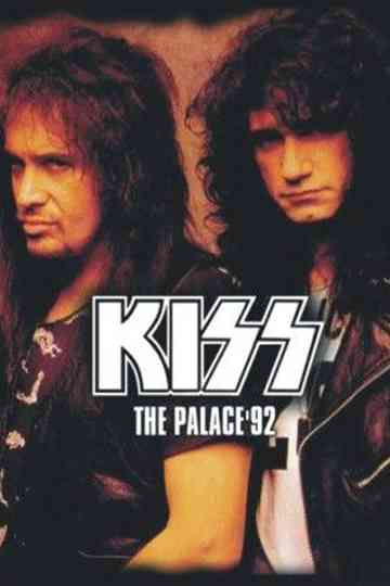 Kiss 1992 The Palace 92 Poster