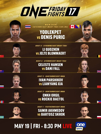 ONE Friday Fights 17: Pompetch vs. Duangsompong