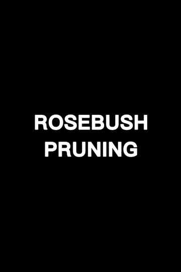Rosebush Pruning Poster