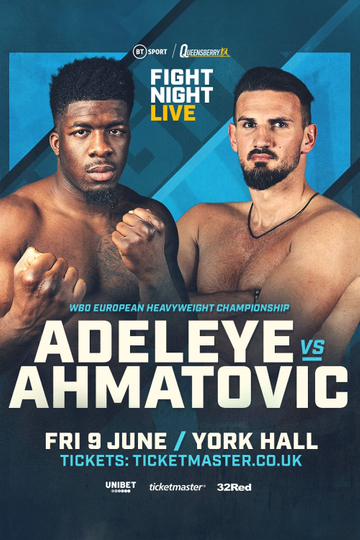 David Adeleye vs. Emir Ahmatovic Poster