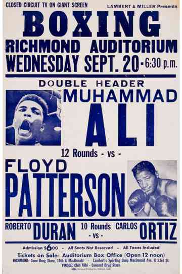 Muhammad Ali vs. Floyd Patterson I Poster