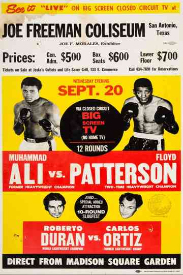Muhammad Ali vs. Floyd Patterson II Poster