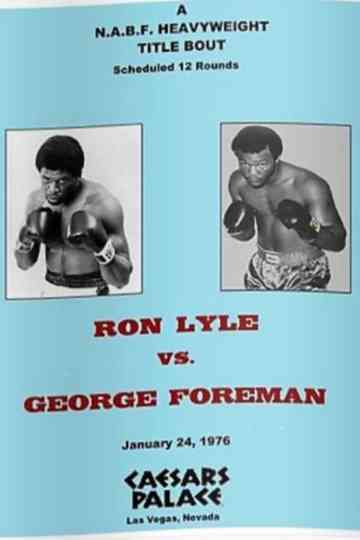 George Foreman vs. Ron Lyle Poster