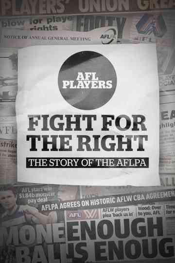 Fight for the Right: The Story of the AFLPA Poster