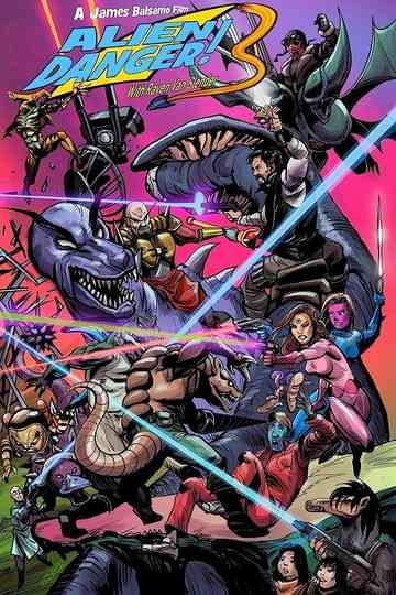 Alien Danger 3! With Raven Van Slender Poster