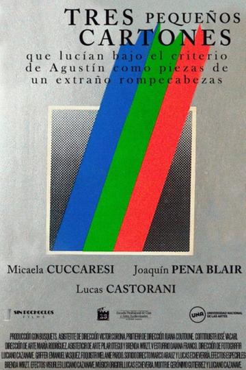 Three little cartons that looked under the criteria of Agustín as pieces of a strange puzzle Poster