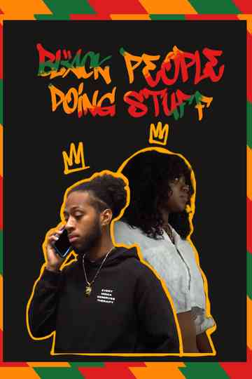 Black People Doing Stuff Poster