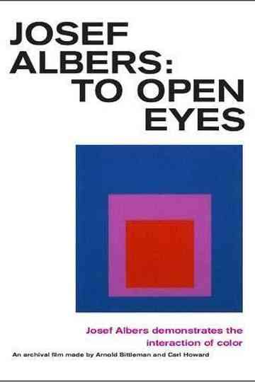 To Open Eyes Poster