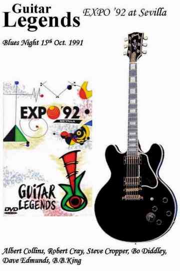 Guitar Legends EXPO '92 at Sevilla - The Blues Night Poster