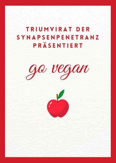 go vegan Poster