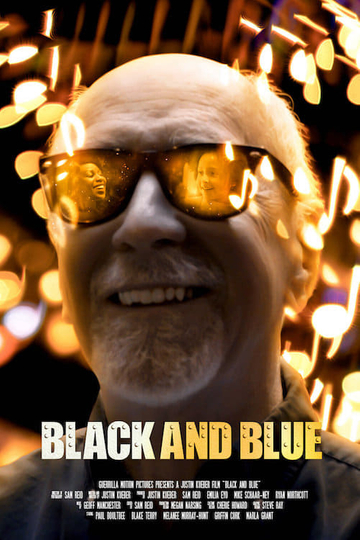 Black and Blue Poster