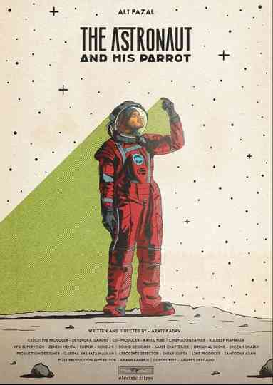 The Astronaut And His Parrot Poster