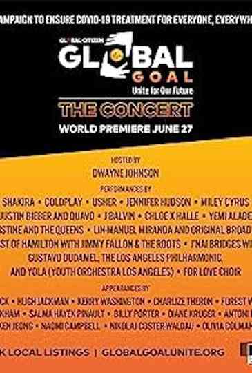 Global Goal: Unite for Our Future | The Concert Poster