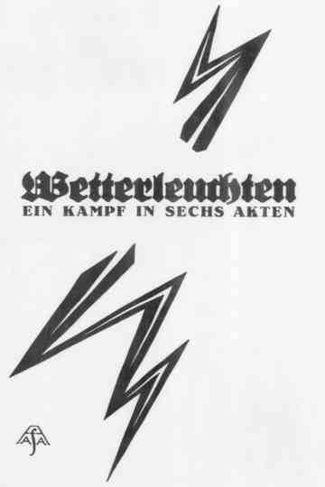 Wetterleuchten Poster