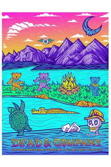 Dead & Company: 2023-07-08 The Gorge Amphitheatre, George, WA, USA poster