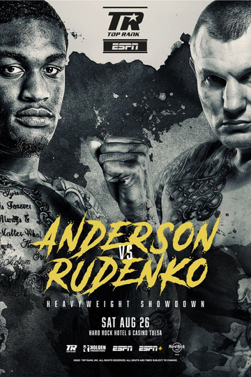 Jared Anderson vs. Andriy Rudenko Poster