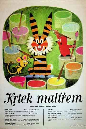 The Little Mole as a Painter Poster