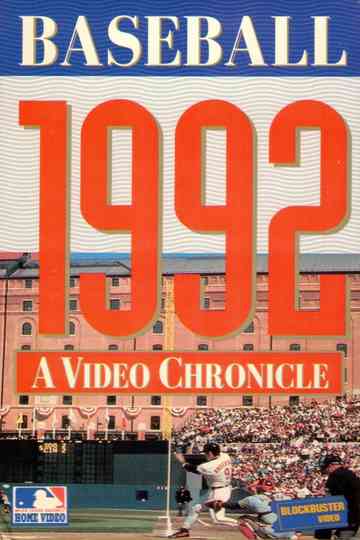 Baseball 1992: A Video Chronicle Poster