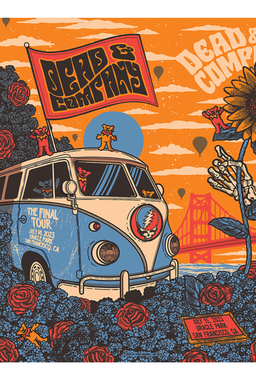 Dead & Company: 2023-07-15 Oracle Park, San Francisco, CA, USA Poster