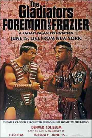 George Foreman vs Joe Frazier II Poster