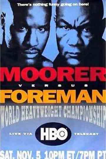 George Foreman vs Michael Moorer Poster